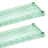Green Wire Shelving
