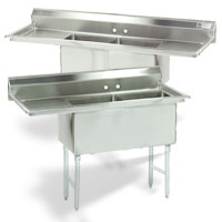 Two Compartment Fabrciated Sinks