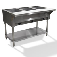 Gas Hot Food Tables with Undershelf