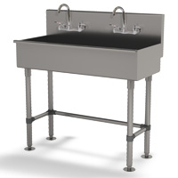 Multiwash Sink With No Faucet, Free-Standing