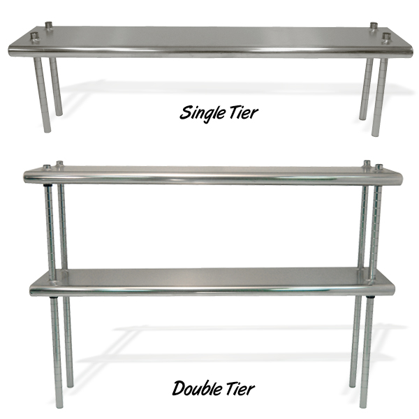 Advance Tabco Adjustable Shelving With Chrome Posts