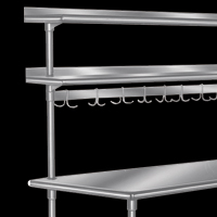 Rear Mounted Shelving