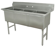 3 Compartment Fabricated Sink