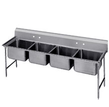 Advance Tabco 4 Compartment Scullery Sinks