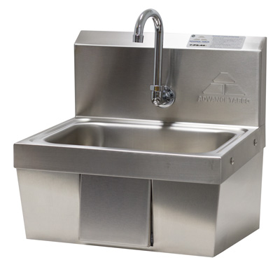 Advance Tabco Hands Free Push Operated Hand Sinks