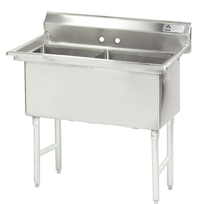 2 Compartment Fabricated Nsf Sinks