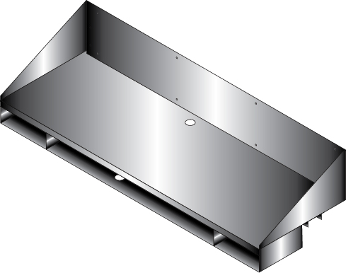 Universal WSP1230 12 X 30 Stainless Steel Tab Lock Wall Shelf 